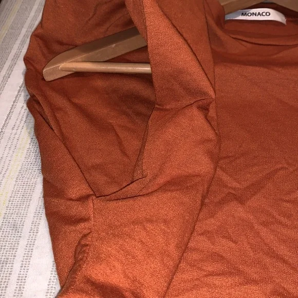 Womens MONACO cropped shoulder padded T-Shirt - Picture 4 of 8